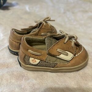 Sperry infant 2 months Brown and Tan Water Shoes